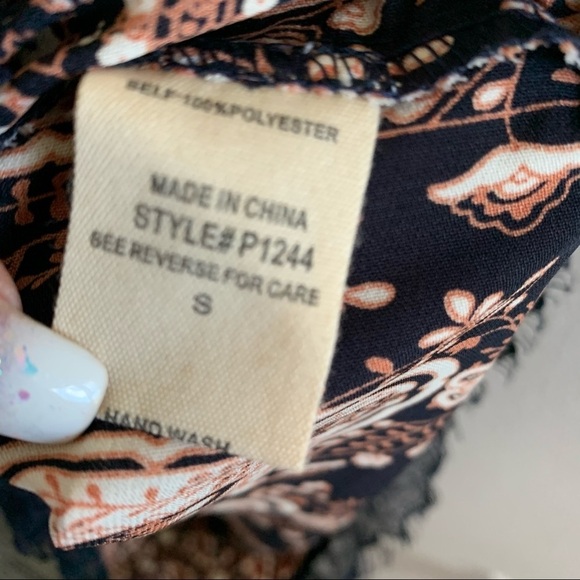 Illa Illa Deep V Romper Playsuit Jumpsuit Flirty Lace Romantic Boho Small - Picture 15 of 15